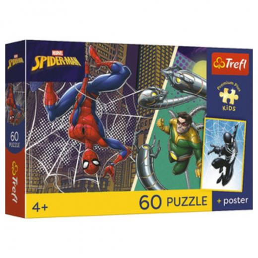 Trefl Puslespil: Spiderman 60 Brikker i gruppen PUSLESPIL / Trefl hos Spelexperten (17427)