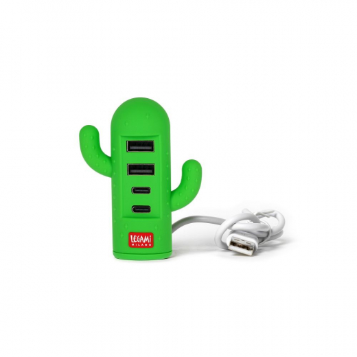 Mini USB-hub, Cactus i gruppen LEGETØJ / Sjove gadgets / Mobil tilbehør hos Spelexperten (181009)