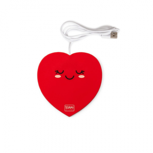 Warm It Up krusvarmer USB Heart i gruppen LEGETØJ / Sjove gadgets / Sjove gaver hos Spelexperten (182010)