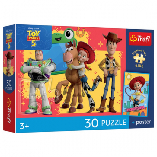 Trefl Puslespil: Toy Story 5 30 Brikker i gruppen PUSLESPIL / Puslespil til børn hos Spelexperten (18344)