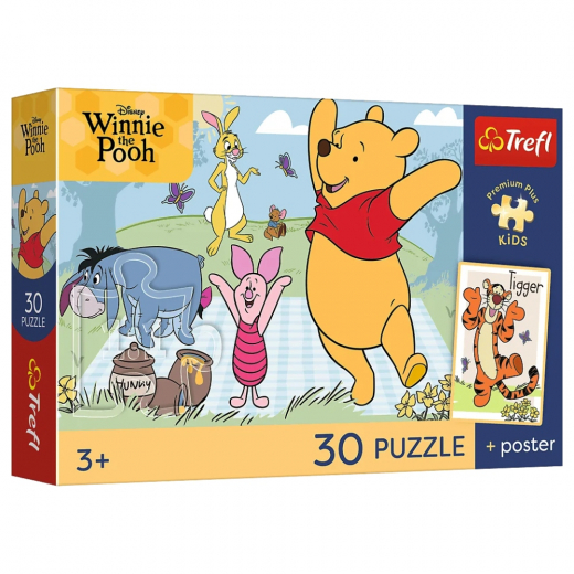 Trefl Puslespil: Winnie the Puh 30 Brikker i gruppen PUSLESPIL / Puslespil til børn hos Spelexperten (18348)