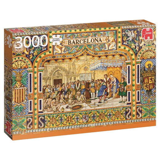 Jumbo Tiles of Barcelona 3000 brikker i gruppen  hos Spelexperten (18590)
