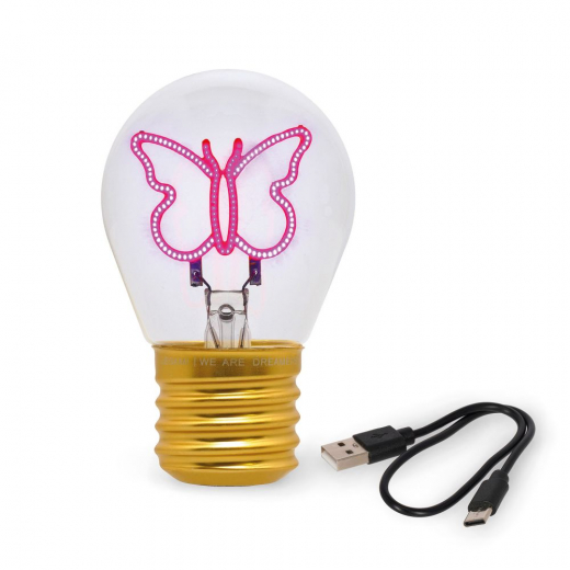 Bulb Fiction - Butterfly i gruppen LEGETØJ / Inventar / Lamper hos Spelexperten (189361)