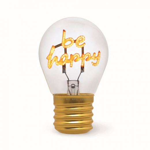 Bulb Fiction - Be Happy i gruppen LEGETØJ / Inventar / Lamper hos Spelexperten (189365)