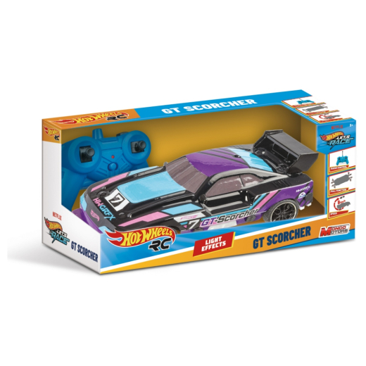 Hot Wheels Let's Race RC GT Scorcher 1:24 i gruppen LEGETØJ / RC hos Spelexperten (20125004)