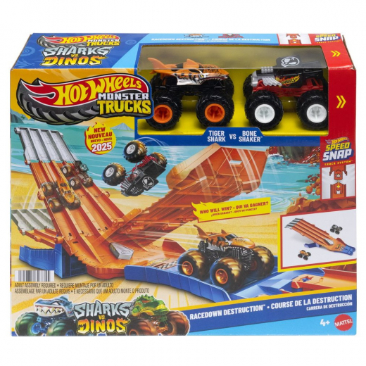 Hot Wheels Racedown Destruction Descente Infernale i gruppen LEGETØJ / Legetøjskøretøjer / Hot Wheels hos Spelexperten (2025020)