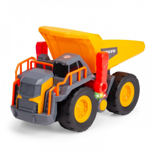 Dickie Toys - Volvo Dump Truck 30 cm i gruppen LEGETØJ / Legetøjskøretøjer hos Spelexperten (203725013)