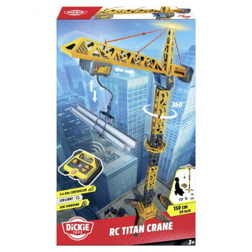 Radiostyret kran - Titan Crane i gruppen LEGETØJ / RC hos Spelexperten (203729023)
