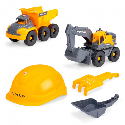Dickie Toys Volvo Construction legesæt i gruppen LEGETØJ / Legetøjskøretøjer hos Spelexperten (203729026)