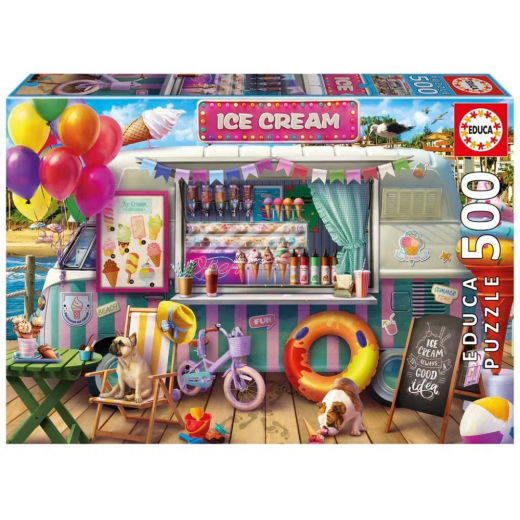 Educa Puzzle: Ice Cream Van 500 i gruppen PUSLESPIL / Educa hos Spelexperten (20546)