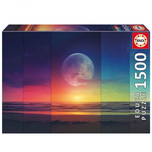 Educa Puzzle: Cosmic Phases 1500 i gruppen PUSLESPIL / Educa hos Spelexperten (20570)