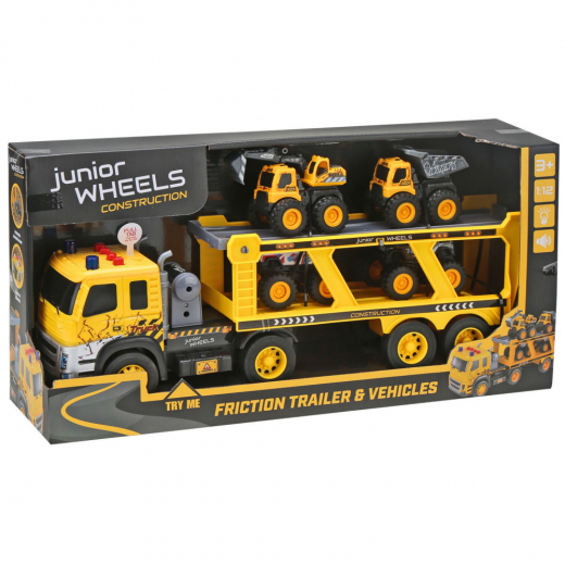 Junior Wheels Entreprenørkøretøjer 1:12 i gruppen LEGETØJ / Legetøjskøretøjer hos Spelexperten (21024010)