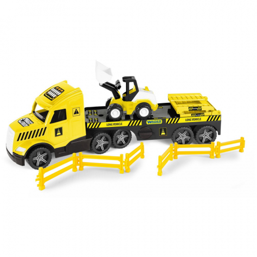 Wader Magic Truck Technic Fladvogn Og Lastbil i gruppen LEGETØJ / Legetøjskøretøjer hos Spelexperten (21025023)