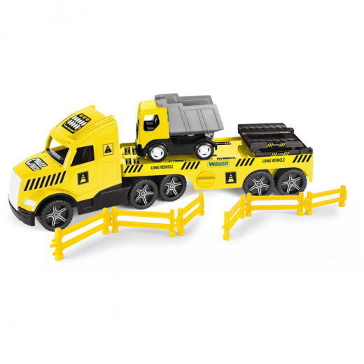 Wader Magic Truck Technic Fladvogn Og Tipvogn i gruppen LEGETØJ / Legetøjskøretøjer hos Spelexperten (21025025)