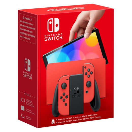 Nintendo Switch OLED Model Mario Red Edition i gruppen  hos Spelexperten (210306)