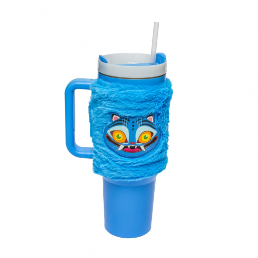 KPop Demon Hunters - Fuzzy Tumbler Derpy Tiger 1,18 liter i gruppen LEGETØJ / Sjove gadgets hos Spelexperten (2112087-MDB2511228)