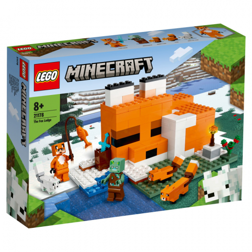 LEGO Minecraft - Rævehytten i gruppen LEGETØJ / LEGO / LEGO Minecraft hos Spelexperten (21178)