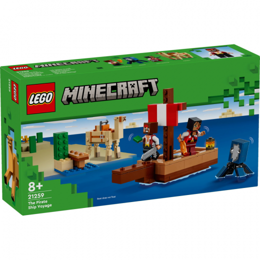 LEGO Minecraft - Piratskibsrejsen i gruppen LEGETØJ / LEGO / LEGO Minecraft hos Spelexperten (21259)