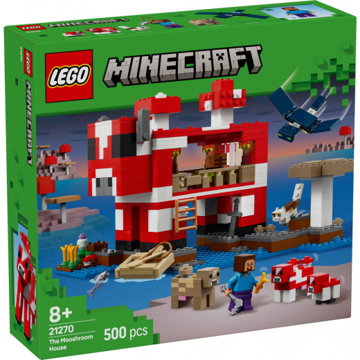 LEGO Minecraft - Mooshroom-huset i gruppen LEGETØJ / LEGO / LEGO Minecraft hos Spelexperten (21270)