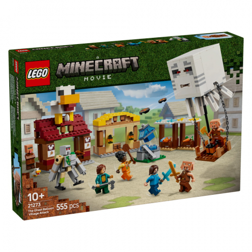 LEGO Minecraft - Ghast-ballonens angreb på landsbyen i gruppen LEGETØJ / LEGO / LEGO Minecraft hos Spelexperten (21273)