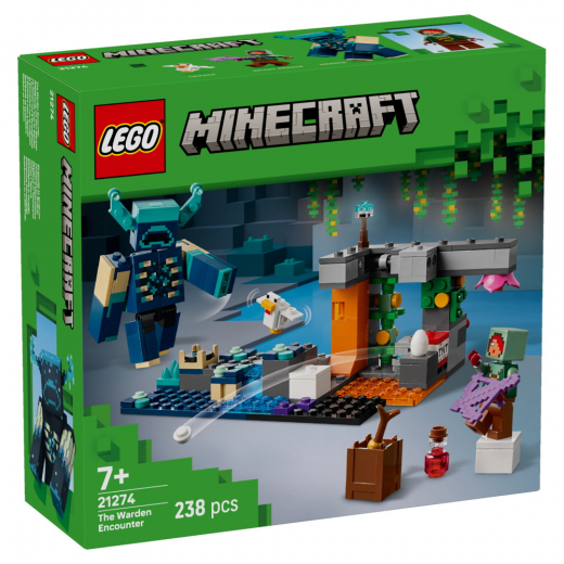 LEGO Minecraft - Warden-mødet i gruppen LEGETØJ / LEGO / LEGO Minecraft hos Spelexperten (21274)