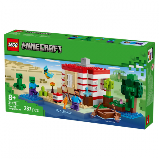LEGO Minecraft - TNT-junglehuset i gruppen LEGETØJ / LEGO / LEGO Minecraft hos Spelexperten (21275)
