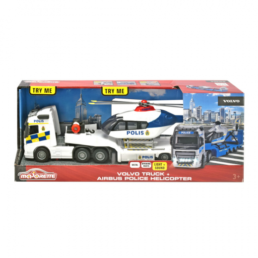 Volvo FH-16 Svensk Politi Lastbil + Helikopter i gruppen  hos Spelexperten (213716000033)