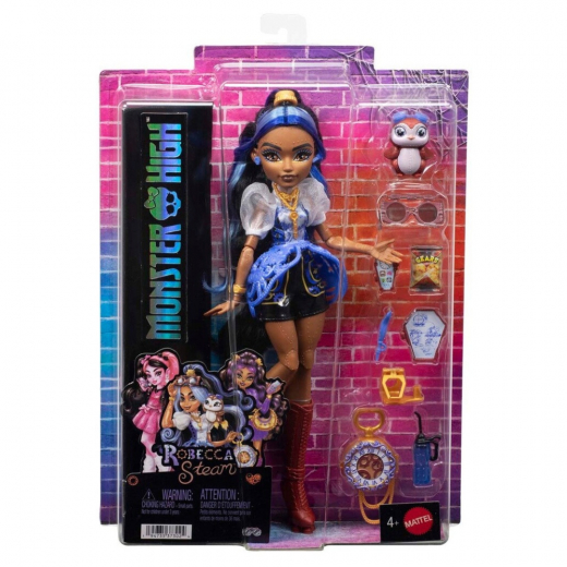 Monster High Docka - Robecca Steam i gruppen LEGETØJ / Figurer og legesæt / Monster High hos Spelexperten (218-2608)