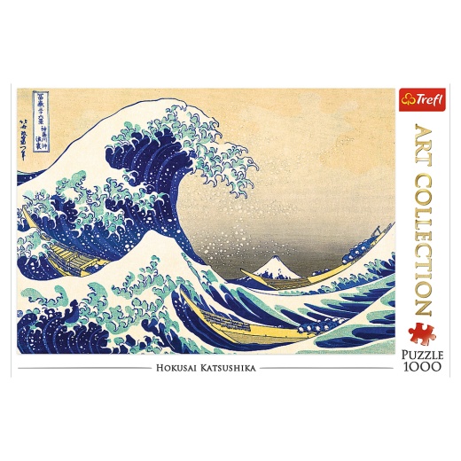 Trefl The Great Wave of Kanagawa 1000 Brikker i gruppen PUSLESPIL / 1000 brikker hos Spelexperten (22-10521)
