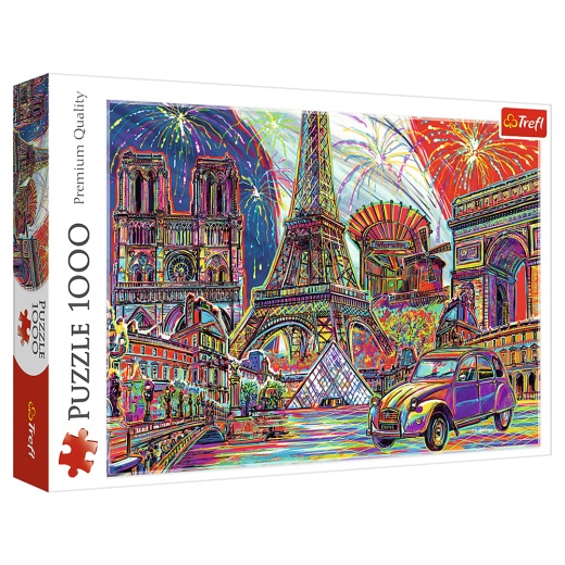 Trefl Colours of Paris 1000 Brikker i gruppen  hos Spelexperten (22-10524)
