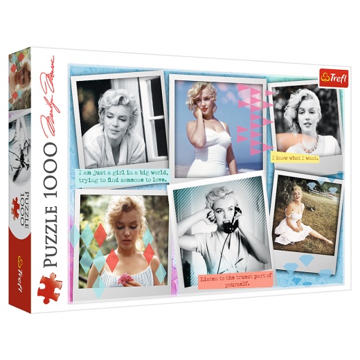 Trefl Photographs of Marilyn Monroe 1000 Brikker i gruppen PUSLESPIL / 1000 brikker hos Spelexperten (22-10529)