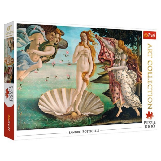 Trefl The Birth of Venus, Sandro Botticelli 1000 Brikker i gruppen PUSLESPIL / 1000 brikker hos Spelexperten (22-10589)