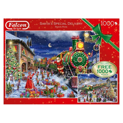 Jumbo Santa's Special Delivery 2x1000 brikker i gruppen  hos Spelexperten (22-11268)