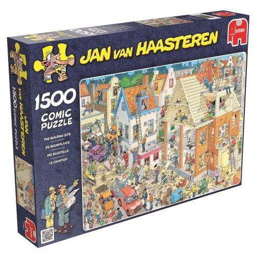 Jan van Haasteren - The Building Site 1500 brikker i gruppen  hos Spelexperten (22-17461)