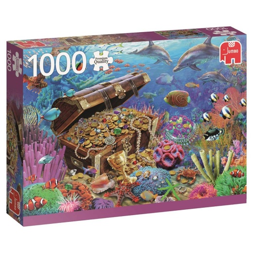 Jumbo - Under Water Treasure 1000 brikker i gruppen  hos Spelexperten (22-18342)