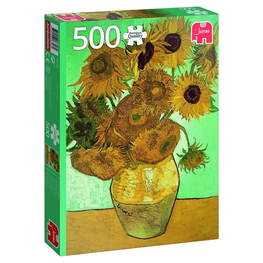 Jumbo Van Gogh, Sunflower 500 Brikker i gruppen  hos Spelexperten (22-18396)