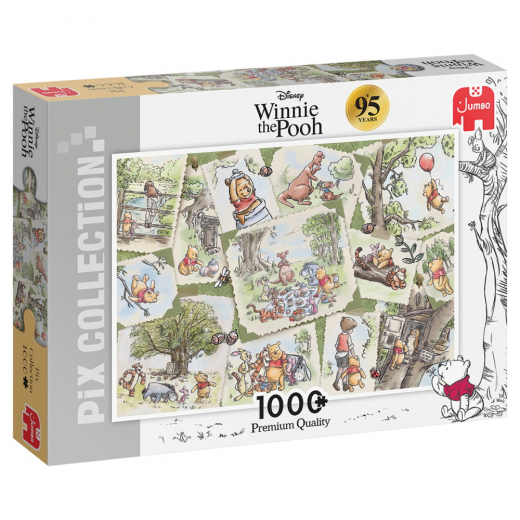 Jumbo Winnie the Pooh 1000 brikker i gruppen PUSLESPIL / 1000 brikker hos Spelexperten (22-18875)