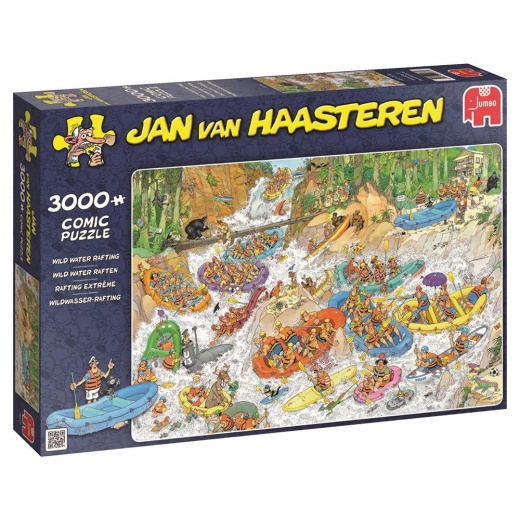 Jan van Haasteren Wild Water Rafting 3000 Brikker i gruppen  hos Spelexperten (22-19017)