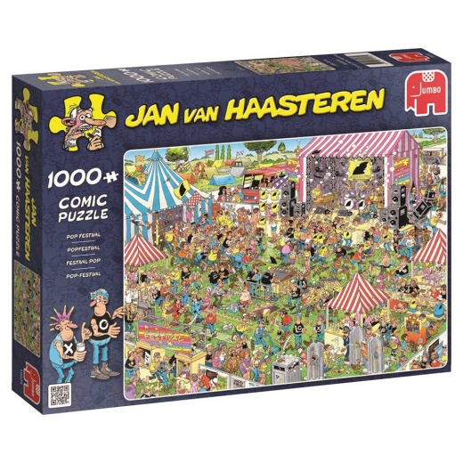 Jan van Haasteren - Pop Festival 1000 brikker i gruppen PUSLESPIL / 1000 brikker hos Spelexperten (22-19028)