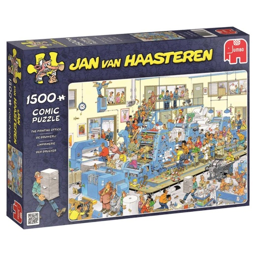 Jan van Haasteren - The Printing Office 1500 brikker i gruppen  hos Spelexperten (22-19039)