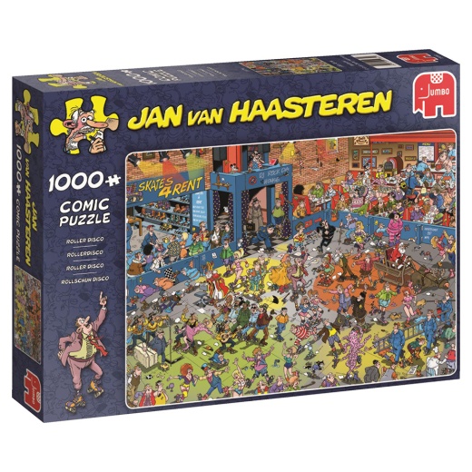 Jan van Haasteren Roller Disco 1000 brikker i gruppen  hos Spelexperten (22-19060)