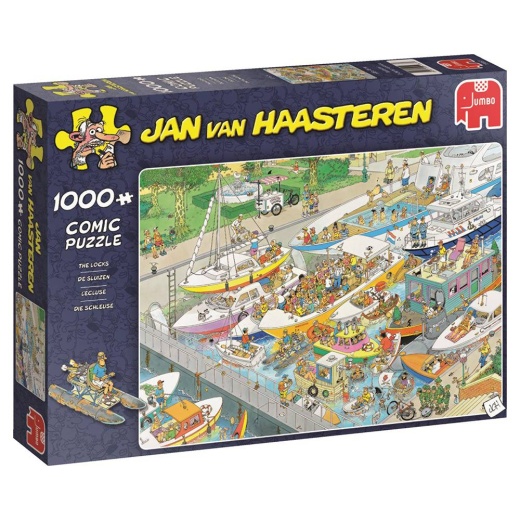 Jan van Haasteren - The Locks 1000 brikker i gruppen PUSLESPIL / 1000 brikker hos Spelexperten (22-19067)