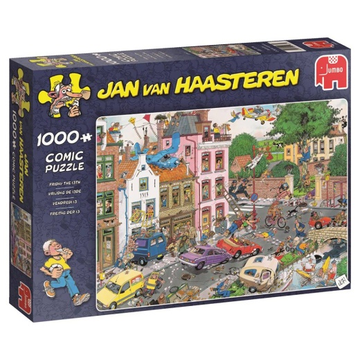 Jan van Haasteren - Friday the 13th 1000 Brikker i gruppen  hos Spelexperten (22-19069)