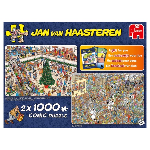 Jan van Haasteren Holiday 2x1000 Brikker i gruppen  hos Spelexperten (22-19098)