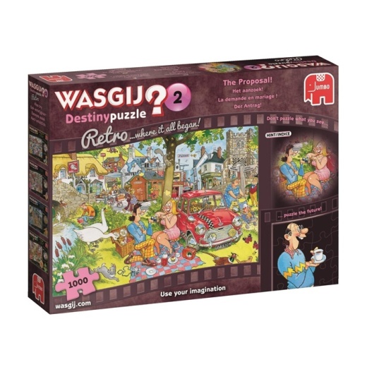 Wasgij? Destiny #2 Retro - The Proposal 1000 brikker i gruppen  hos Spelexperten (22-19155)