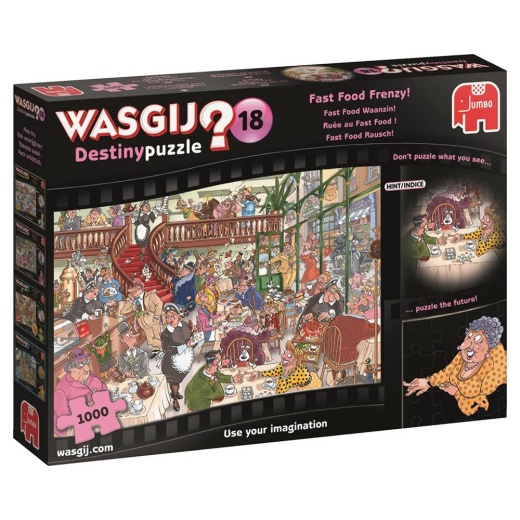 Wasgij? #18 - Fast Food Frenzy! 1000 brikker i gruppen  hos Spelexperten (22-19157)