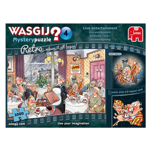 Wasgij? Mystery Retro #4 - Live entertainment i gruppen PUSLESPIL / Wasgij hos Spelexperten (22-19177)