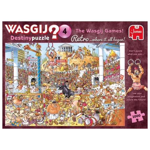 Wasgij? Destiny #4 Retro The Wasgij Games 1000 Brikker i gruppen PUSLESPIL / Wasgij hos Spelexperten (22-19178)