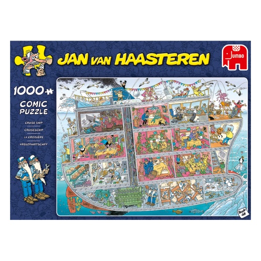 Jan van Haasteren Cruise Ship 1000 Brikker i gruppen PUSLESPIL / 1000 brikker hos Spelexperten (22-20021)