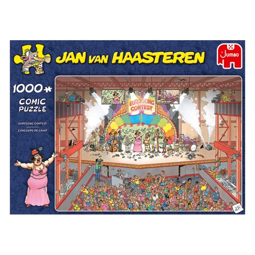 Jan van Haasteren Eurosong Contest 1000 Brikker i gruppen PUSLESPIL / 1000 brikker hos Spelexperten (22-20025)